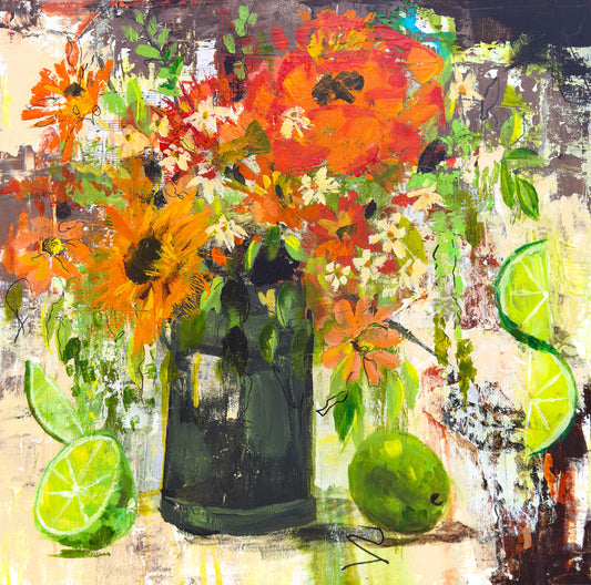 Flowers with Lime