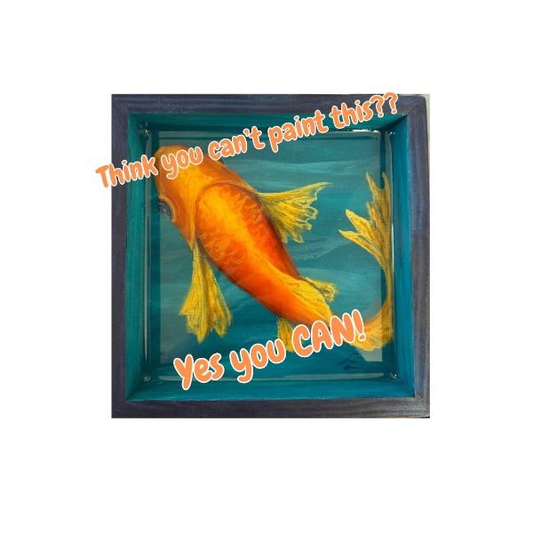 Workshop: Paint a Koi under Resin! Mission Viejo. Jan.18